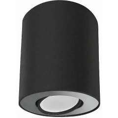 Lampa, spot SET czarna, srebrna