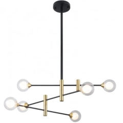 Lampa wisząca Marino 6 mosiądz