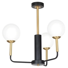 Lampa sufitowa wisząca GENEVA 3 czarna