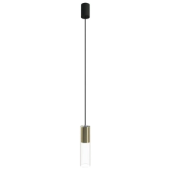 Lampa wisząca CYLINDER M złota