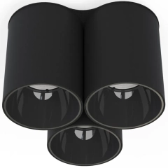 Lampa sufitowa spot EYE TONE III czarna
