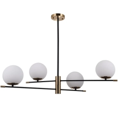 Lampa sufitowa, wisząca STELIA 4 brąz