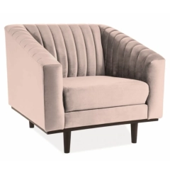 Fotel wypoczynkowy ASPREY velvet beżowy