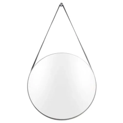 Lustro wiszące BALANCED srebrne