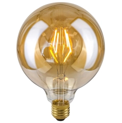 Żarówka E27 4W 2200K G125 Amber