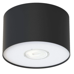 Lampa sufitowa, spot POINT S czarno-biały