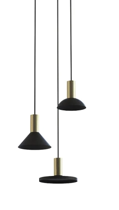 Lampa wisząca HERMANOS III czarny