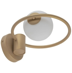 Lampa ścienna , kinkiet AQUA 1 złoty