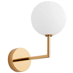 Lampa ścienna kinkiet FEME złoty