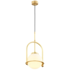 Lampa sufitowa wisząca ROSSO złota