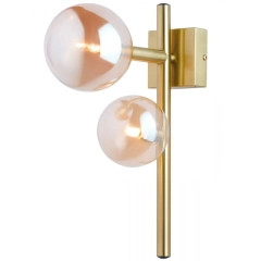 Kinkiet, lampa ścienna NEPTUN złoty
