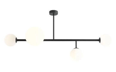 Lampa sufitowa, wisząca DIONE 4 czarna