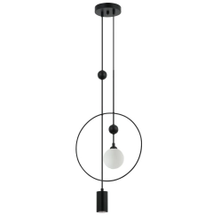 Lampa sufitowa, wisząca TROSTI czarna