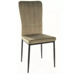Krzesło tapicerowane VIGO velvet oliwkowe
