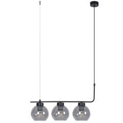 Lampa sufitowa wisząca TORVI 3 czarna