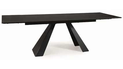 Stół rozkładany SALVADORE SAHARA 160-240 cm czarny