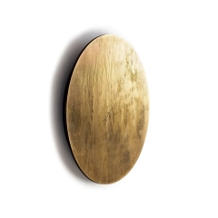 Lampa ścienna kinkiet RING WOOD LED L
