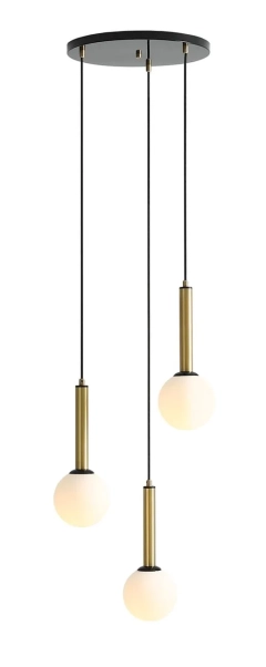 Lampa sufitowa wisząca RINN 3 czarna