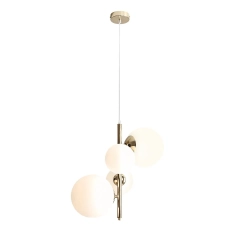 Lampa sufitowa, wisząca BLOOM 4 złota