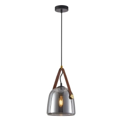 Lampa wisząca SOLTA 1 czarna, dymiona