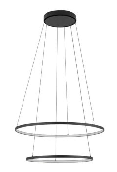 Lampa wisząca CIRCOLO LED 3000K czarna
