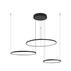 Lampa sufitowa wisząca CIRCOLO LED czarny