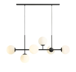 Lampa sufitowa, wisząca FIN 6 czarna