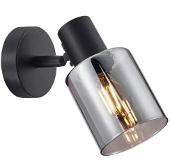 Kinkiet, lampa ścienna SANTIA czarna