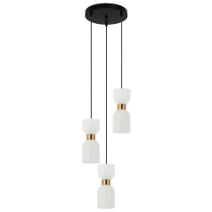 Lampa sufitowa, wisząca MONZA 3 mosiężna