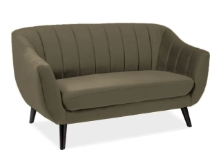 Sofa welurwa dwuosobowa ELITE 2 oliwka