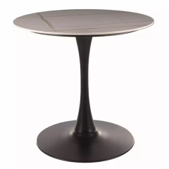 Stół okrągły ESPERO 80 cm biały mat