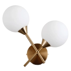 Lampa ścienna, kinkiet EVORA mosiądz