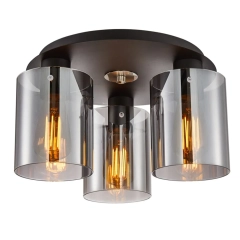 Lampa sufitowa SARDO 3 czarna