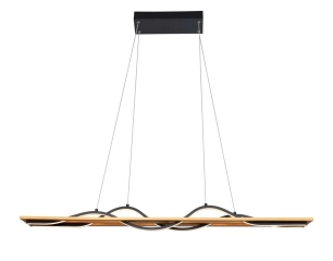 Lampa sufitowa wisząca żyrandol CONATO LED drewno