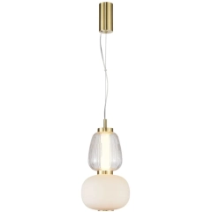 Lampa sufitowa wisząca ERIS 18W złota