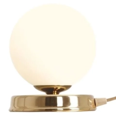 Lampka biurkowa BALL M złota