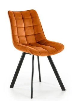 Krzesło tapicerowane K332 velvet cynamon