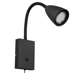 Kinkiet, lampa ścienna WANDA czarna