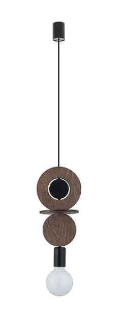 Lampa sufitowa wisząca DROPS WOOD C drewno
