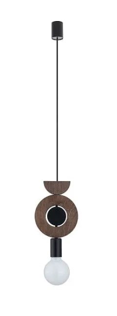 Lampa sufitowa wisząca DROPS WOOD D drewno