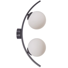 Kinkiet, lampa ścienna HELIX czarny