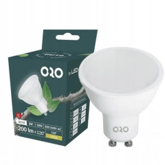 Żarówka LED ORO-GU10-TOTO-3W-WW 3000K