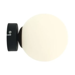 Kinkiet, lampa ścienna BALL S czarny