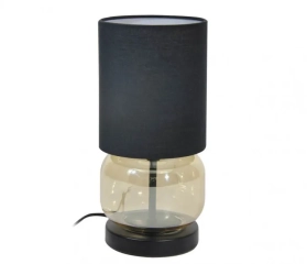 Lampa stołowa DORME bursztynowa