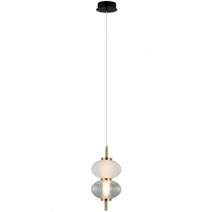 Lampa wisząca TESTA 2 LED czarna