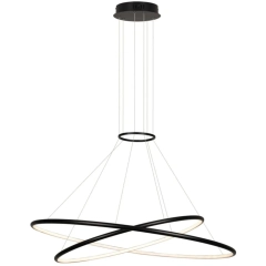 Lampa wisząca HALIFAX czarna CCT