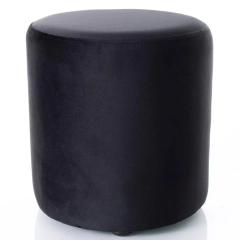 Puf tapicerowany DOTI C velvet czarny