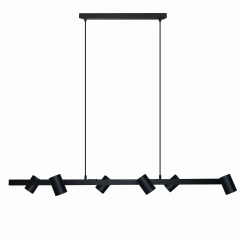 Lampa sufitowa wisząca SNOW 6 czarna