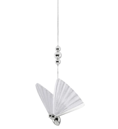 Lampa sufitowa, wisząca Mariposa 1 srebrna