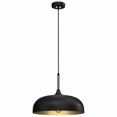 Lampa sufitowa, wisząca LINCOLN czarna